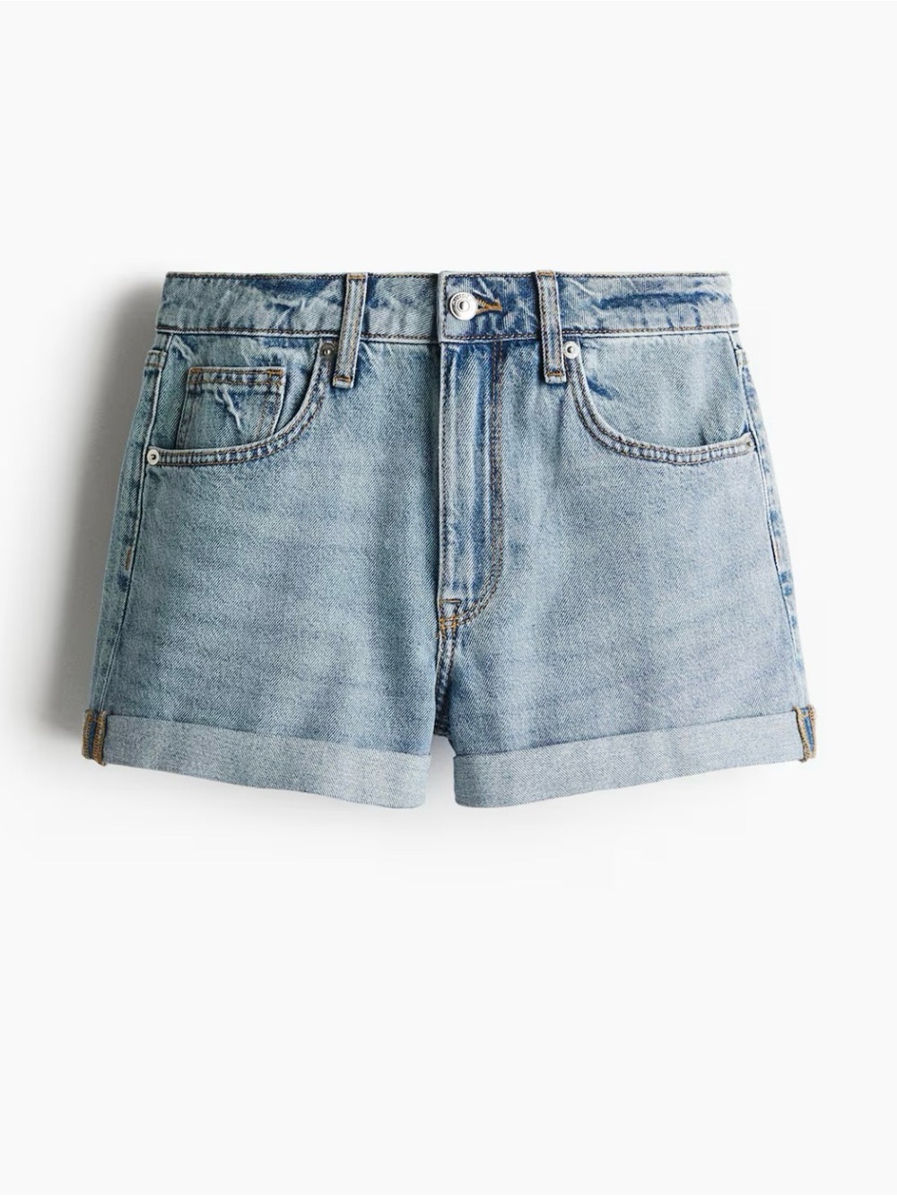 H&M high waist denim shorts